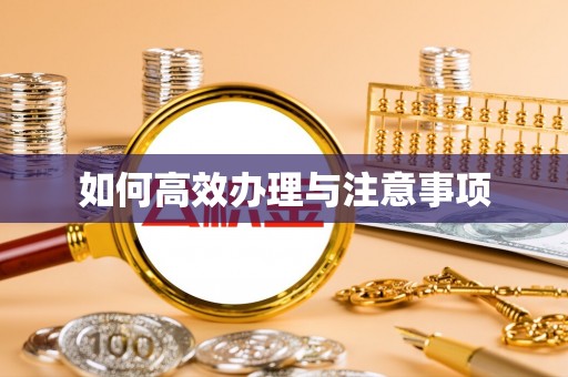 沈北新区如何高效办理与注意事项